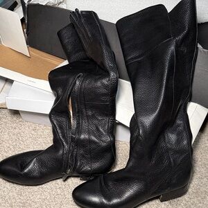 Banana Republic Black Over the Knee Boots